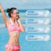 Portable Personal Neck Fan, Rechargeable Bladeless Fan 360°Cooling Hanging Fan, 4 Speeds, White