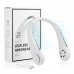 Portable Neck Fan, Personal Neck Fan Wearable Bladeless Cooling Hanging Fan, Rechargeable, 3 Speeds, White