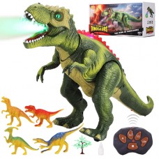 Remote Control Dinosaur Toy for Kids Boys, Big T-Rex Dinosaur Toy with Light and Realistic Roaring Sound, Walking Dinosaur Toy for Toddlers 3+ Years