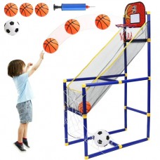 Basketball Hoop Arcade Game Toy, Basketball Hoop for Kids with 4 Balls, Indoor Outdoor Basketball Game Toys Gifts for Boys and Girls