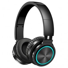 Noise Cancelling Headphones, Hi-Fi Stereo Wireless Bluetooth Headset, Over Ear Headphones Built-in Mic for PC / Cell Phones / TV - Black
