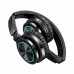 Noise Cancelling Headphones, Hi-Fi Stereo Wireless Bluetooth Headset, Over Ear Headphones Built-in Mic for PC / Cell Phones / TV - Black