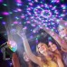 Disco Ball Lights with Remoter Control, Sound Activated RGB Party Lights USB Dj Disco Ball Strobe Light for Parties