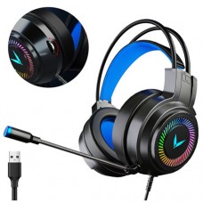 Stereo Gaming Headset USB Pro 7.1 for PS4 PC, Over Ear Headphones with Big Earmuffs (USB)