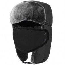 Winter Hats for Men and Women Trapper Hat Hunting Ski Hat Warm Trooper Hat with Ear Flaps and Windproof Mask