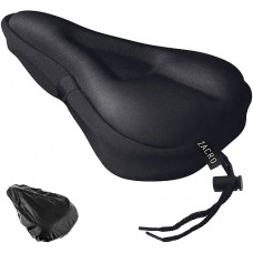 Zacro Extra Soft Bike Seat Cover, Comfort Gel Bicycle Saddle Waterproof Bike Cushion Cover for Men and Women