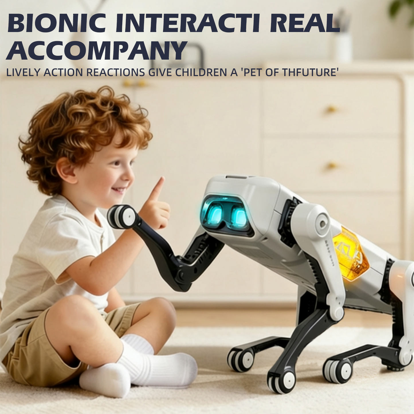 Zacro Robot Dog Toy for Kids, Interactive Remote Control Smart Robotic Pet for Boys & Girls Ages 6-12
