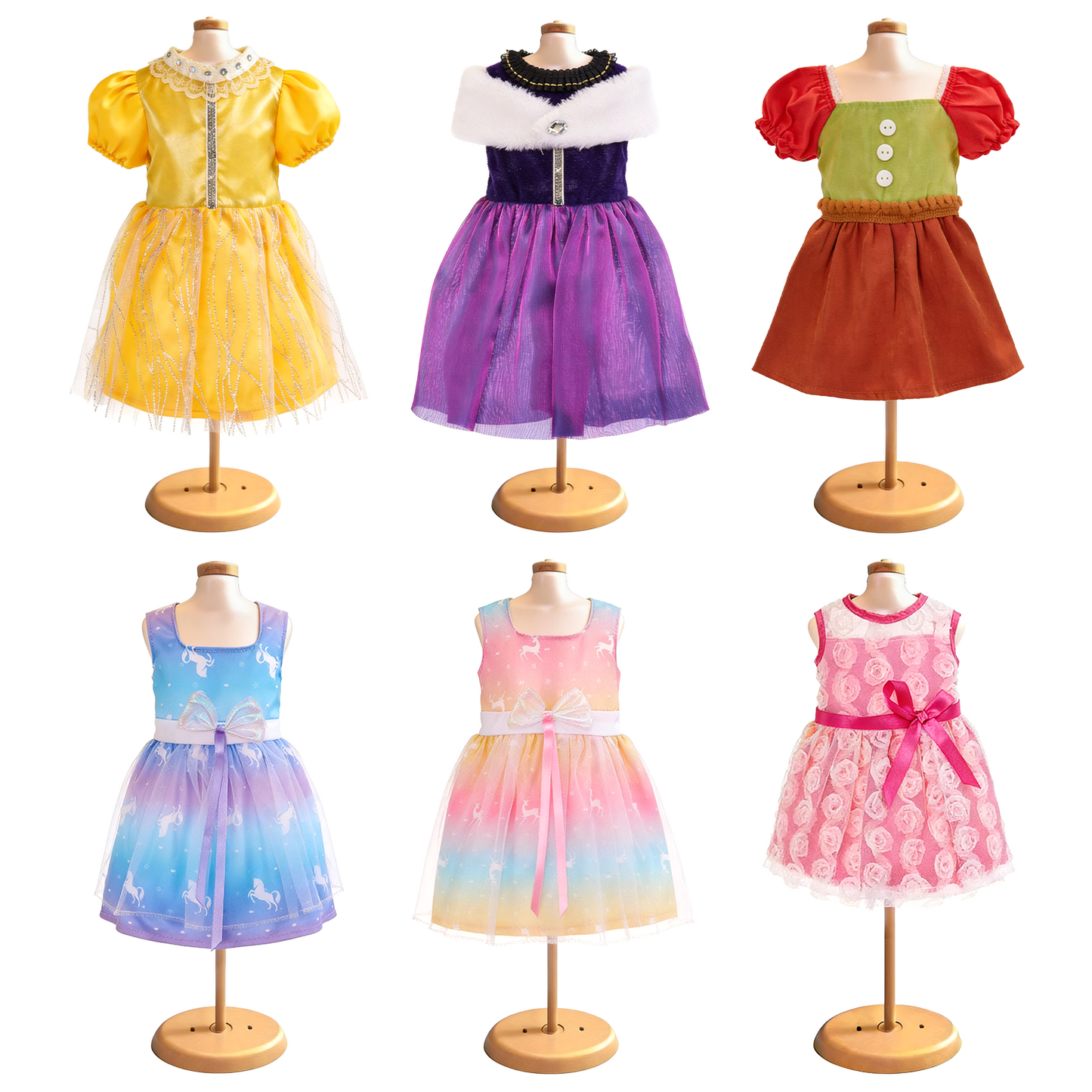 Zacro American 18 inch Doll Clothes Accessories Include Doll Clothes Princess Dress Outfit for 18 inch Dolls Gift for Girls
