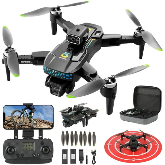 Petbank Foldable GPS Drone with 8K HD Camera for Adults Beginner, RC Quadcopter with Brushless Motor, 5G WiFi Transmission, Optical Flow, Smart Return Home, 40 Min Long Flight