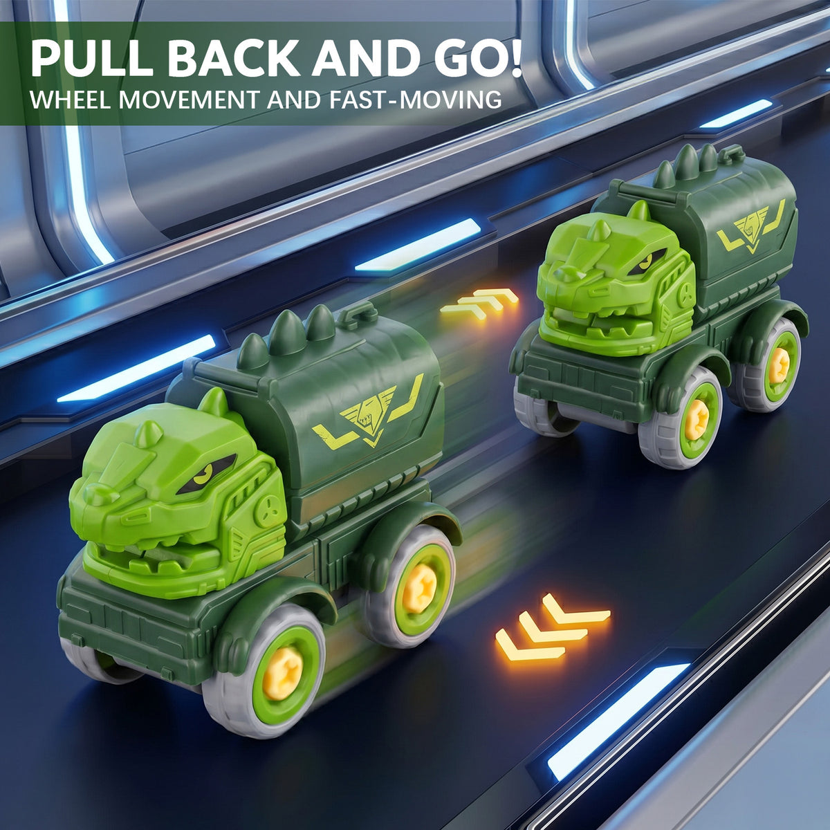 Transforming Robot Toys, 5-in-1 Robot Construction Vehicles Set, DIY Construction Toys Truck Take Apart Toys, STEM Educational Toys for Boys Girls