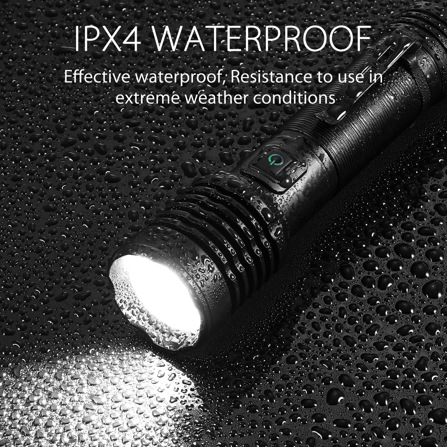2 Pack Rechargeable Flashlights, High Lumens Compact LED Flashlights with Clip, 5 Modes Waterproof Super Bright Mini Zoomable Flashlight for Hiking,Camping