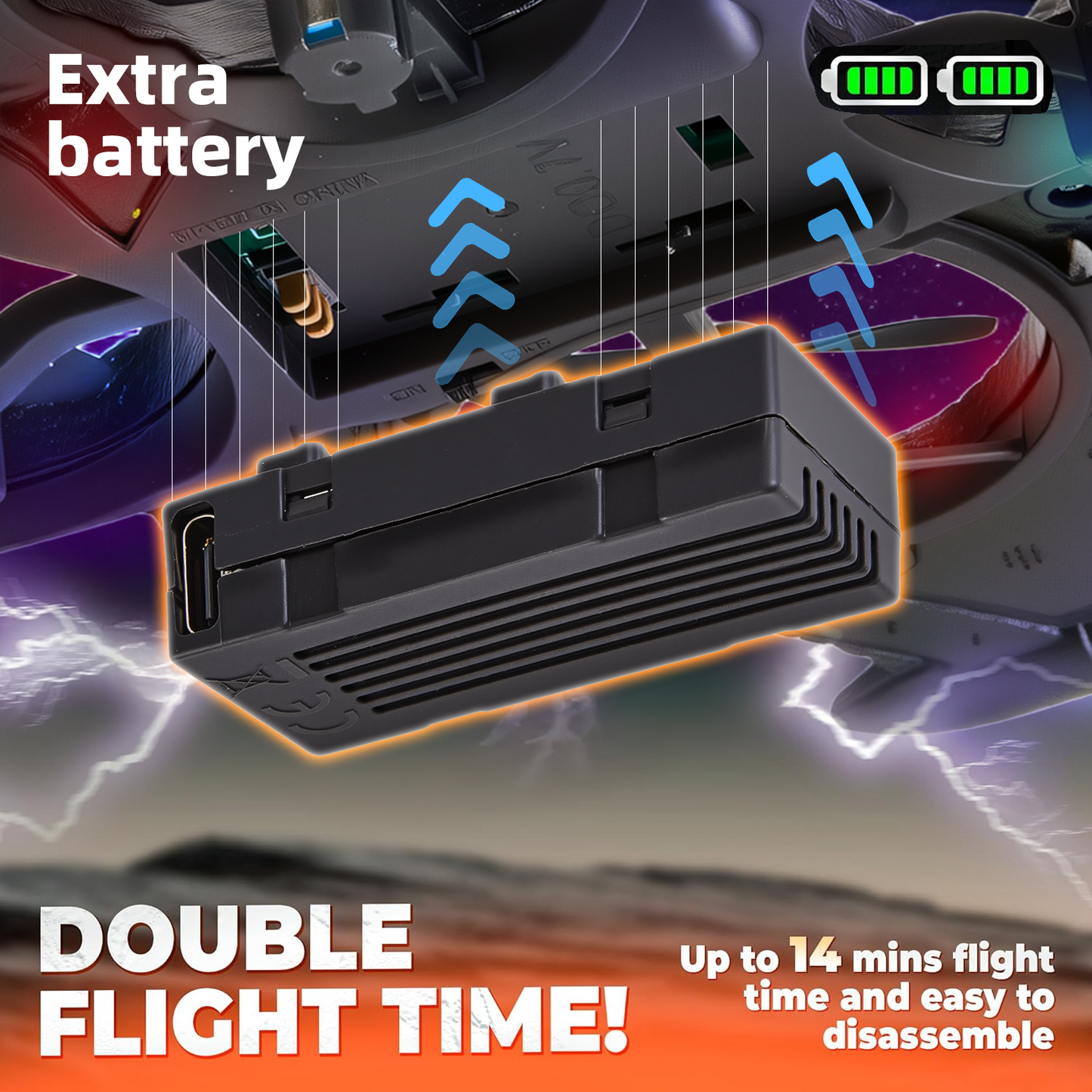Gleamkid Foam Remote Control Airplane for Kids, 2.4GHz RC Plane with LED Lights & 360° Spin, Easy to Fly RC Aircraft Glider for Kids Adults, Black