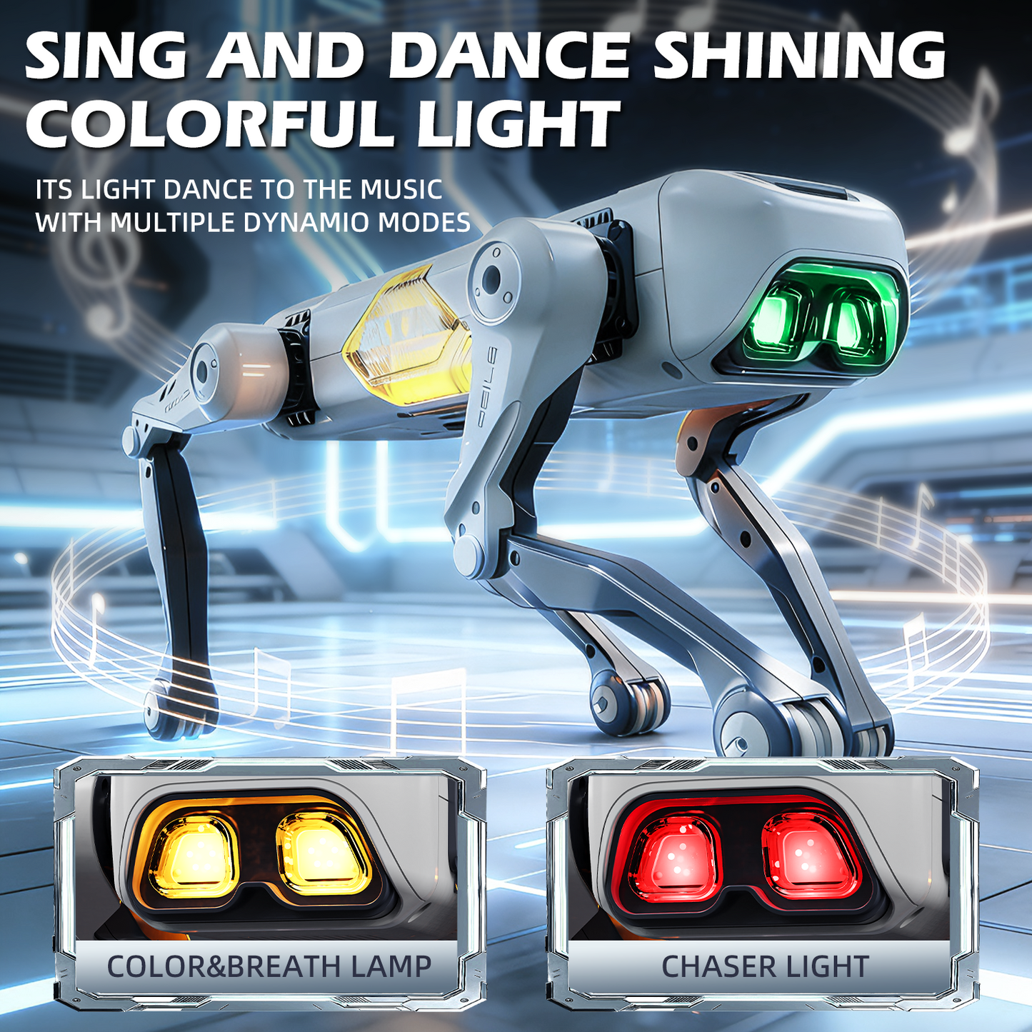 Zacro Robot Dog Toy for Kids, Interactive Remote Control Smart Robotic Pet for Boys & Girls Ages 6-12